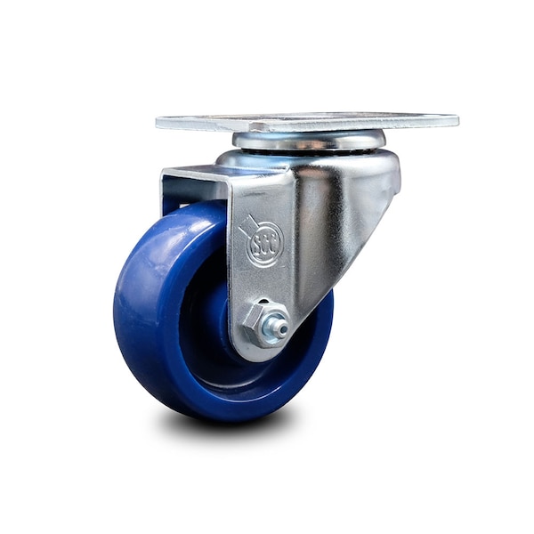 3.5 Inch Solid Polyurethane Wheel Swivel Top Plate Caster